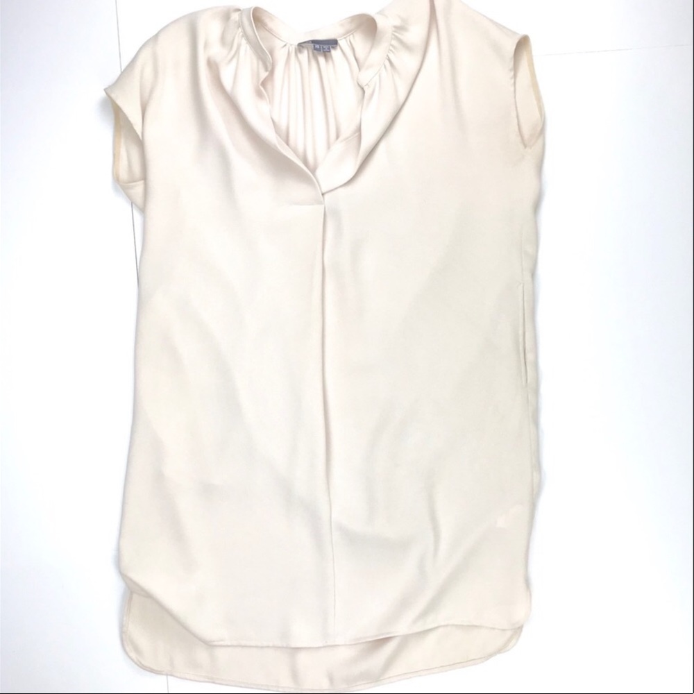 Vince crepe tunic dress